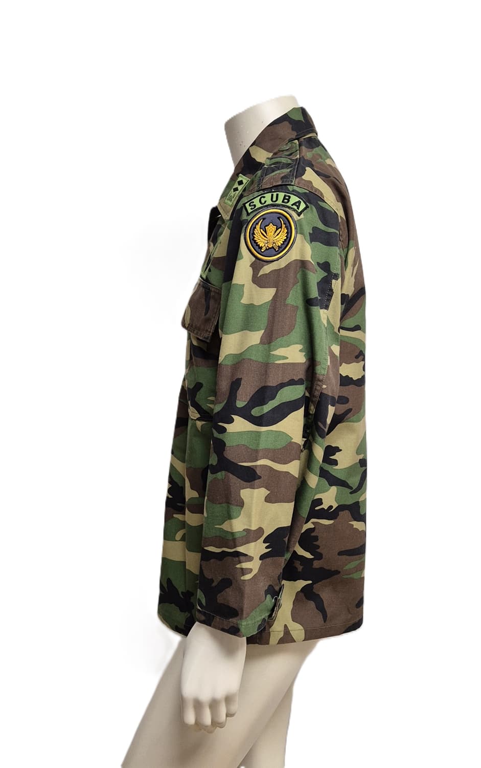 육군 구형 1공중강습여단 중위 중기형 동계 전투복 상의 자켓 (L) 상품이미지2