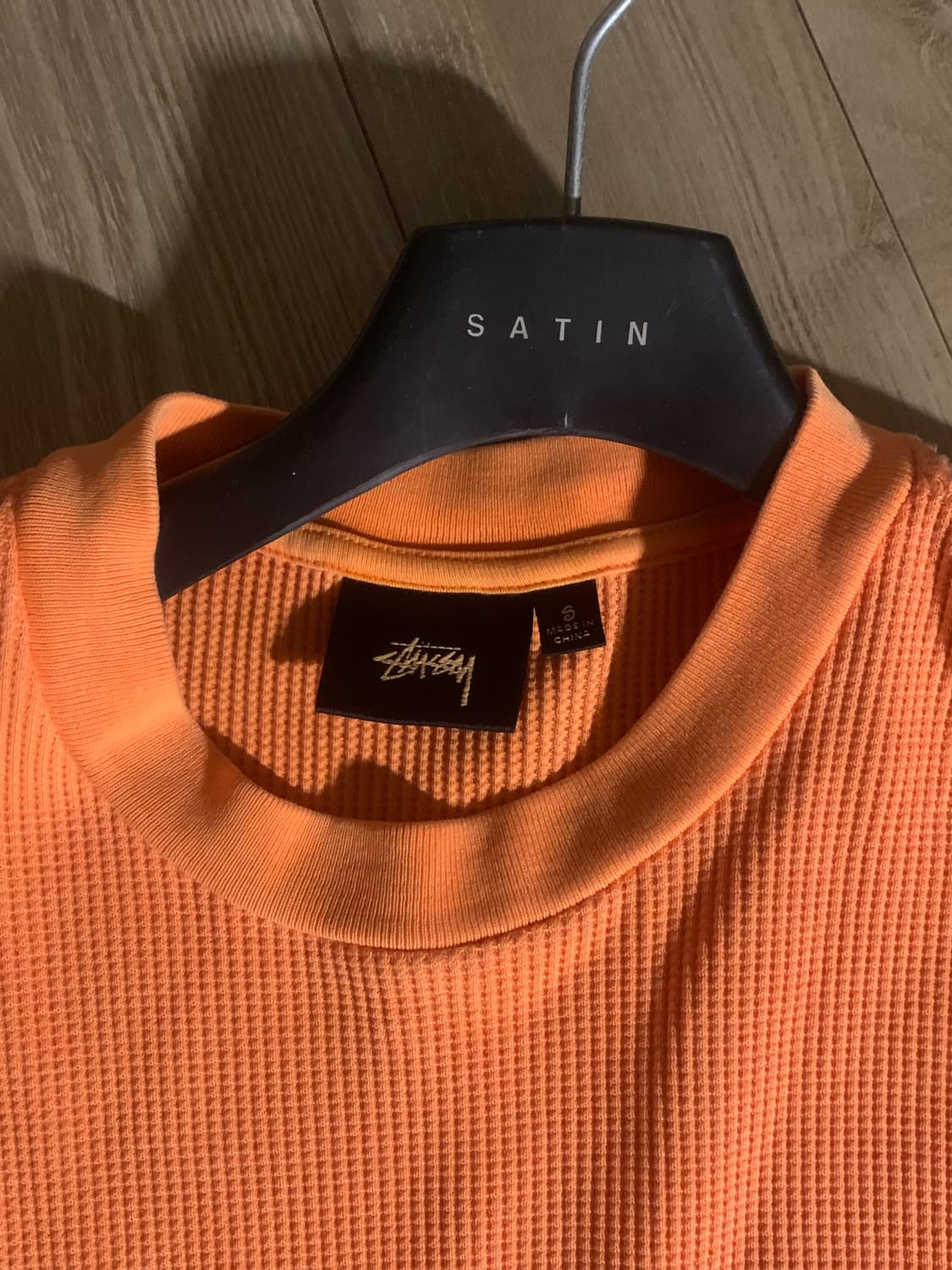 스투시 오렌지 와플 니트 상품이미지3