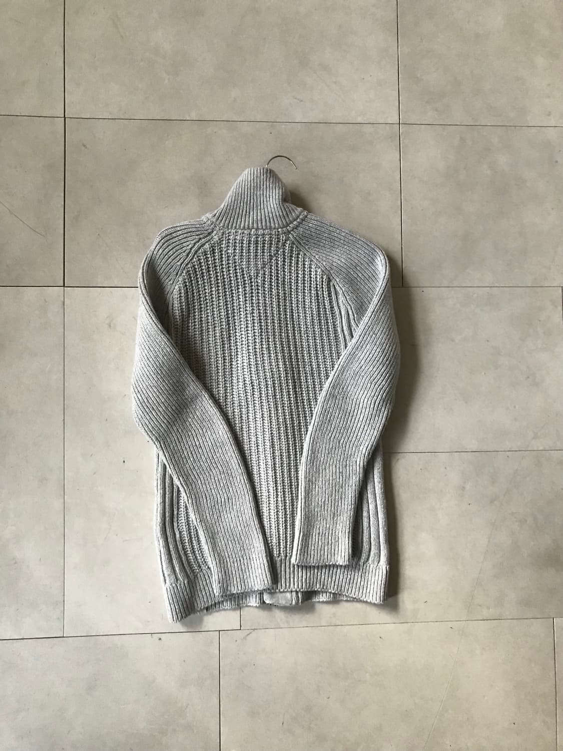 타미힐피거 오트밀 니트집업 상품이미지8