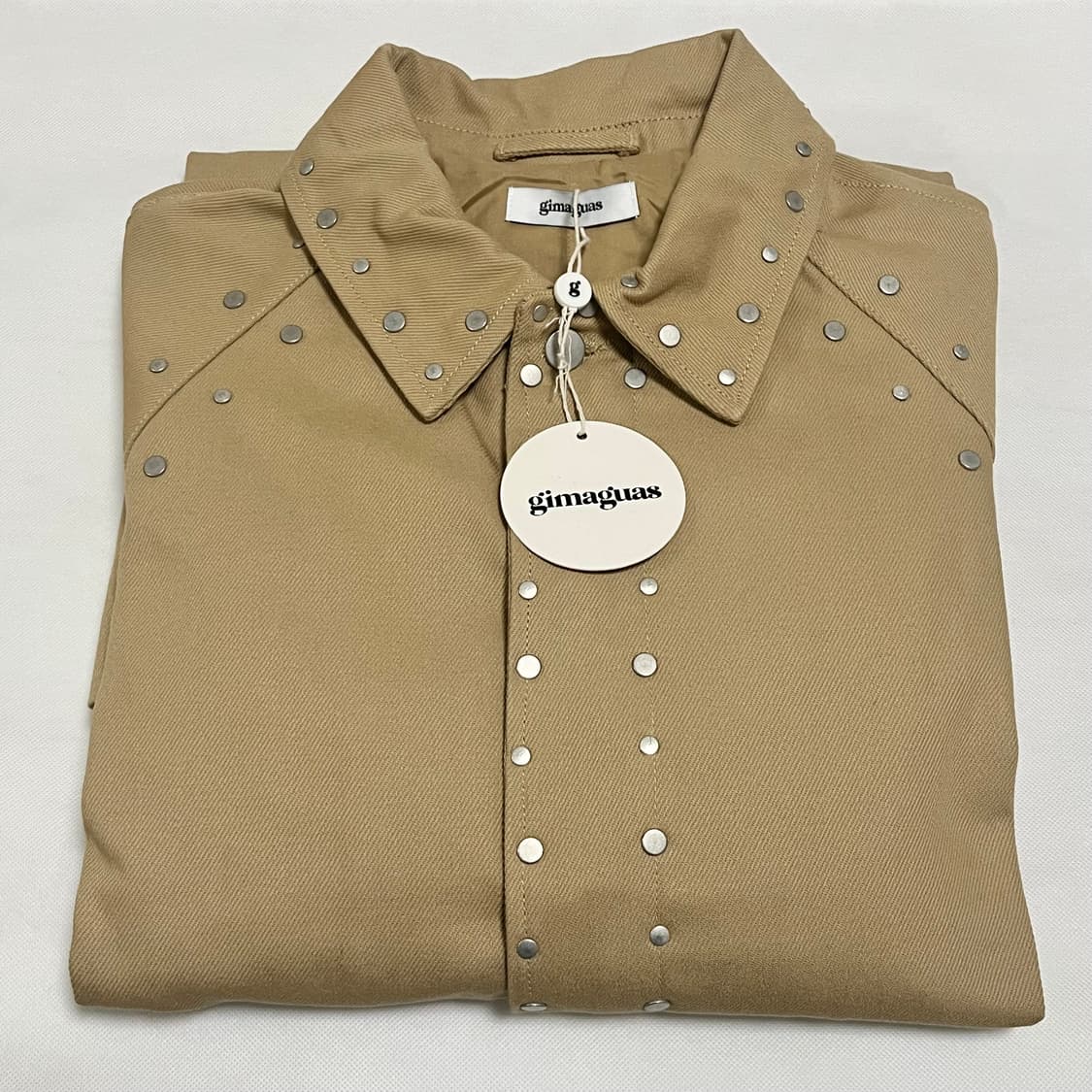 [S,M]기마구아스 Tina 스터드 코트/베이지 상품이미지4