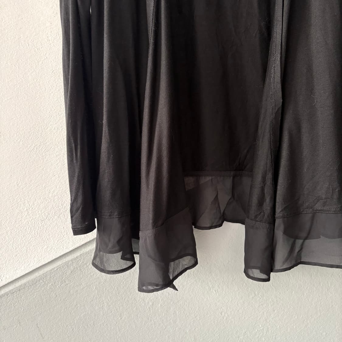 꾸레쥬 드레이프 오픈 프런트 가디건 상품이미지3