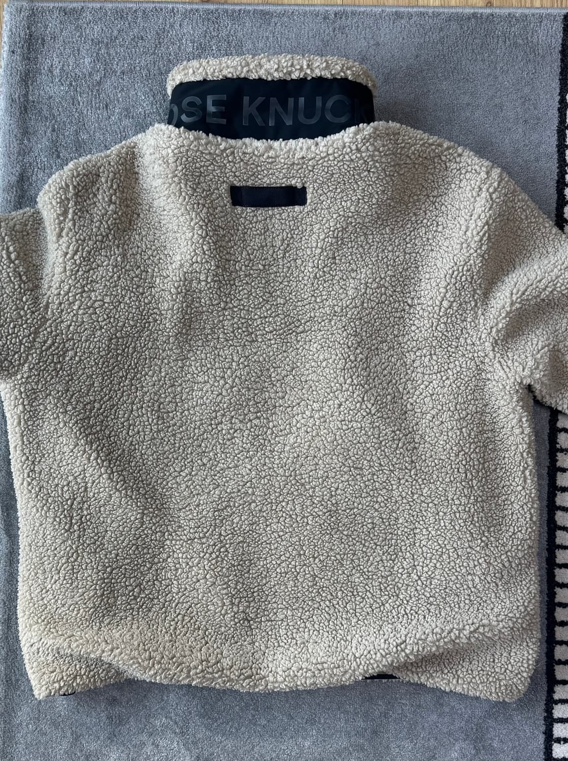 무스너클 후리스 베이지 XL 상품이미지2