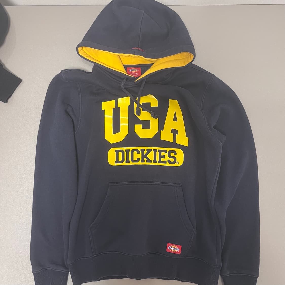 디키즈 USA 빅로고 기모 후드티 네이비 M 상품이미지1