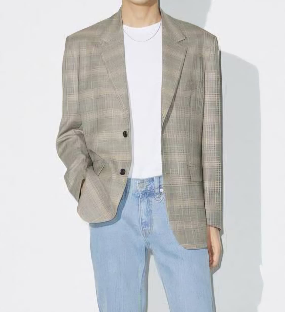 토니웩 체크 블레이저 상품이미지4