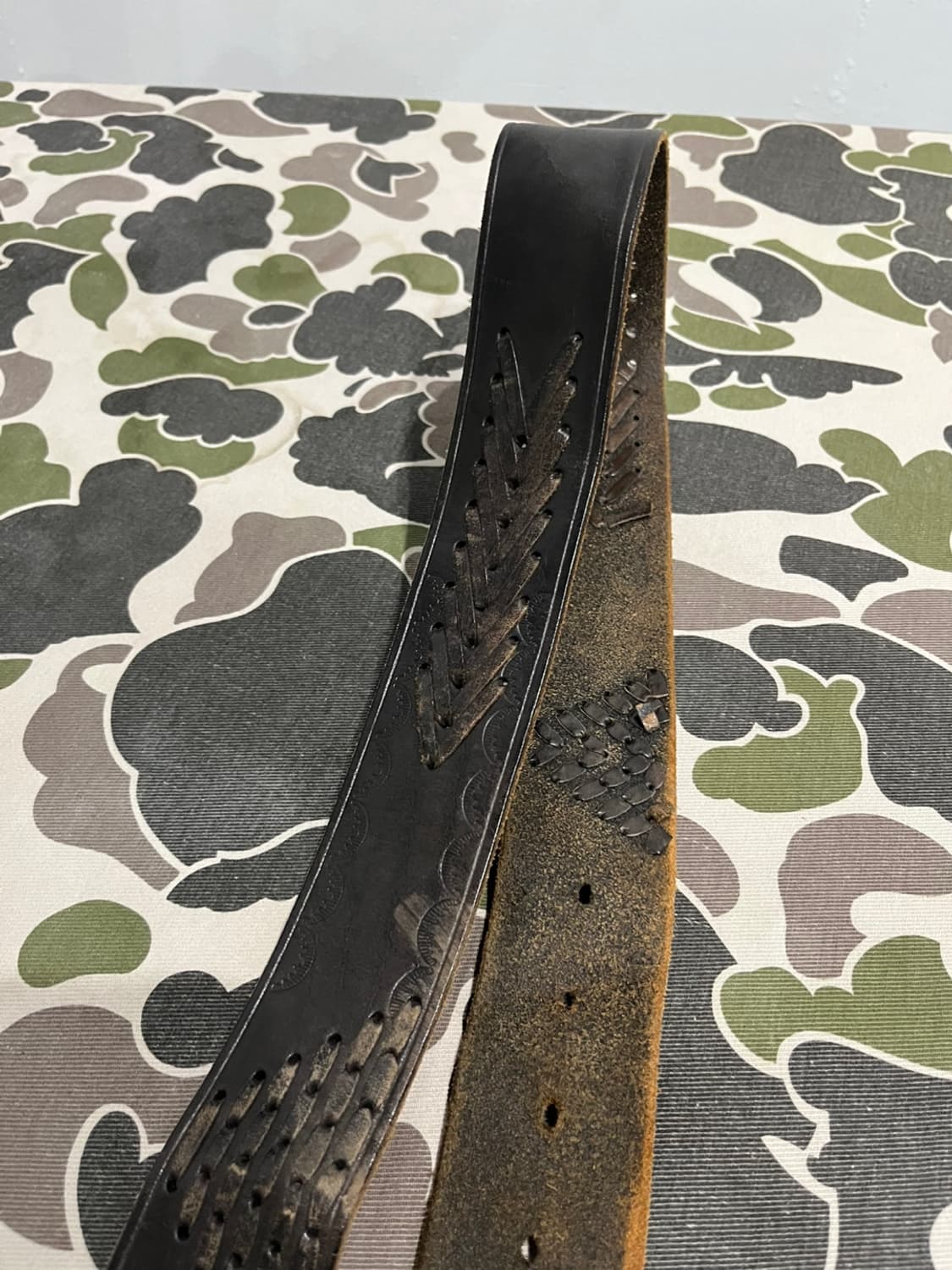 Vintage Western Leather Belt 상품이미지6