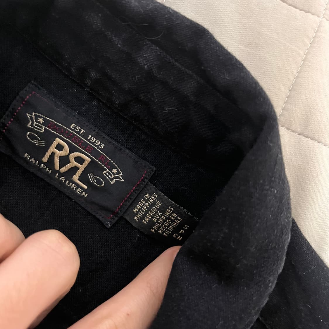 RRL 슬림핏 데님 웨스턴 셔츠 상품이미지7