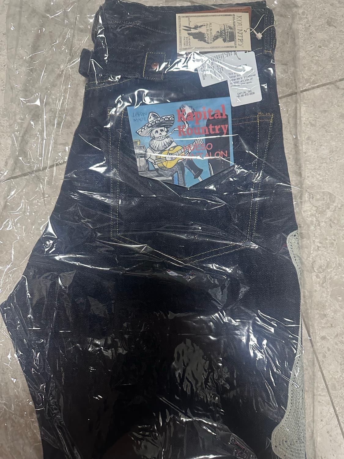 캐피탈 멕시칸 턱시도 본 데님 36 상품이미지1