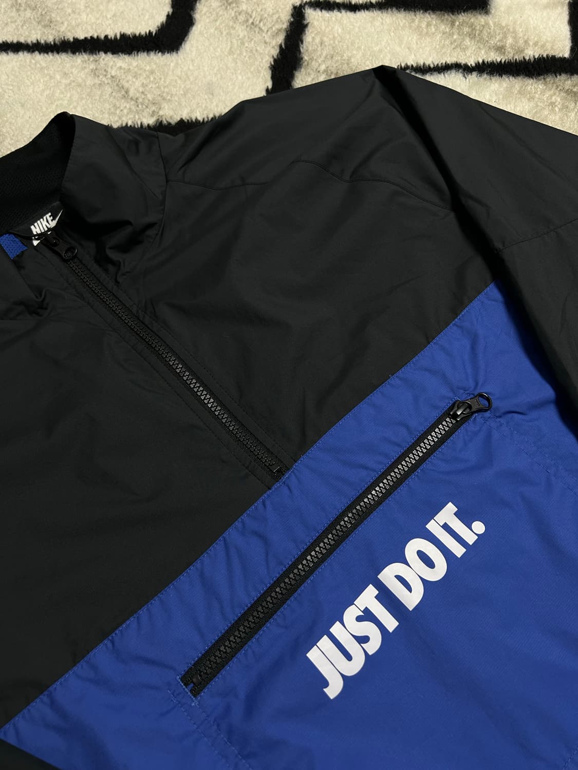[실측2XL]나이키 Jdi 우븐 아노락/블랙블루 상품이미지1