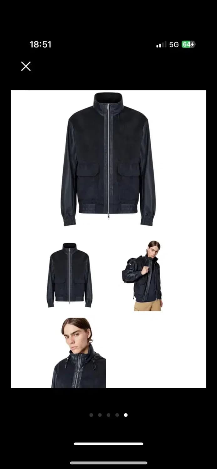 아르마니 익스체인지 봄버 자켓 상품이미지2