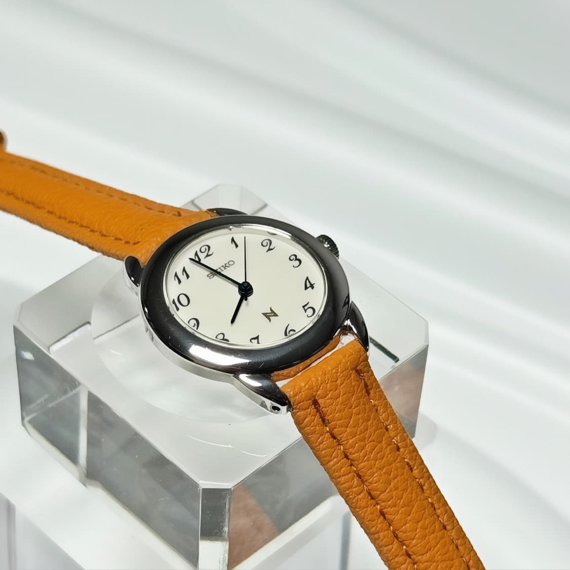 80s90s 빈티지 세이코 노리에 라운드 아라비아 인덱스 워치 상품이미지5