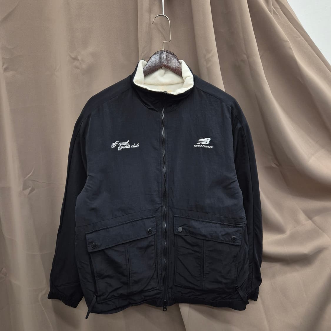 뉴발란스 리버서블 플리스 자켓 L 상품이미지2