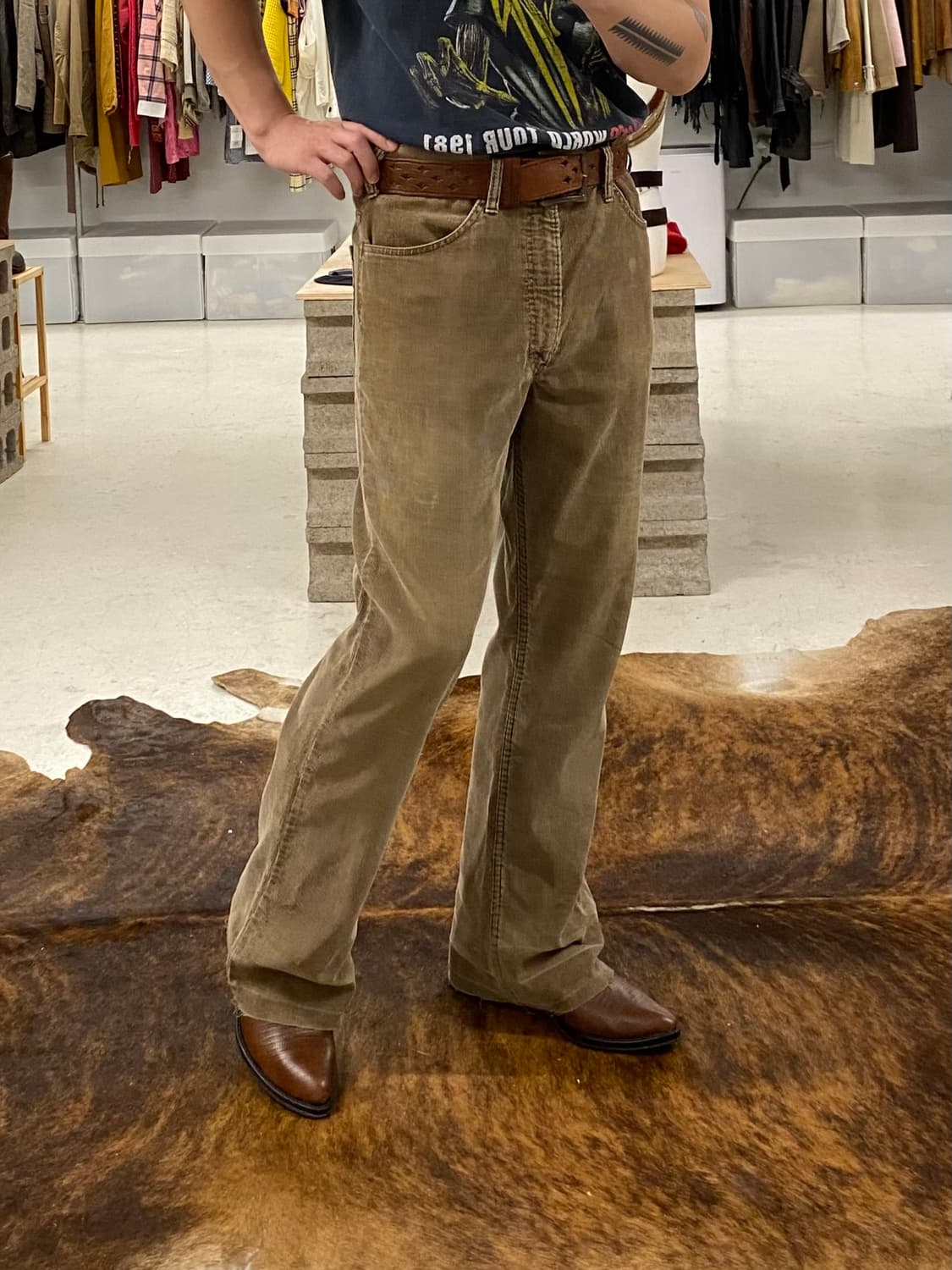 70's LEVI'S 646 bell bottom pants 상품이미지9