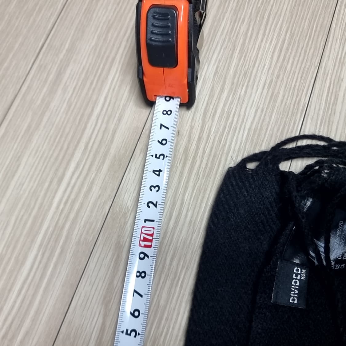 H/M 블랙 울 머플러 상품이미지6