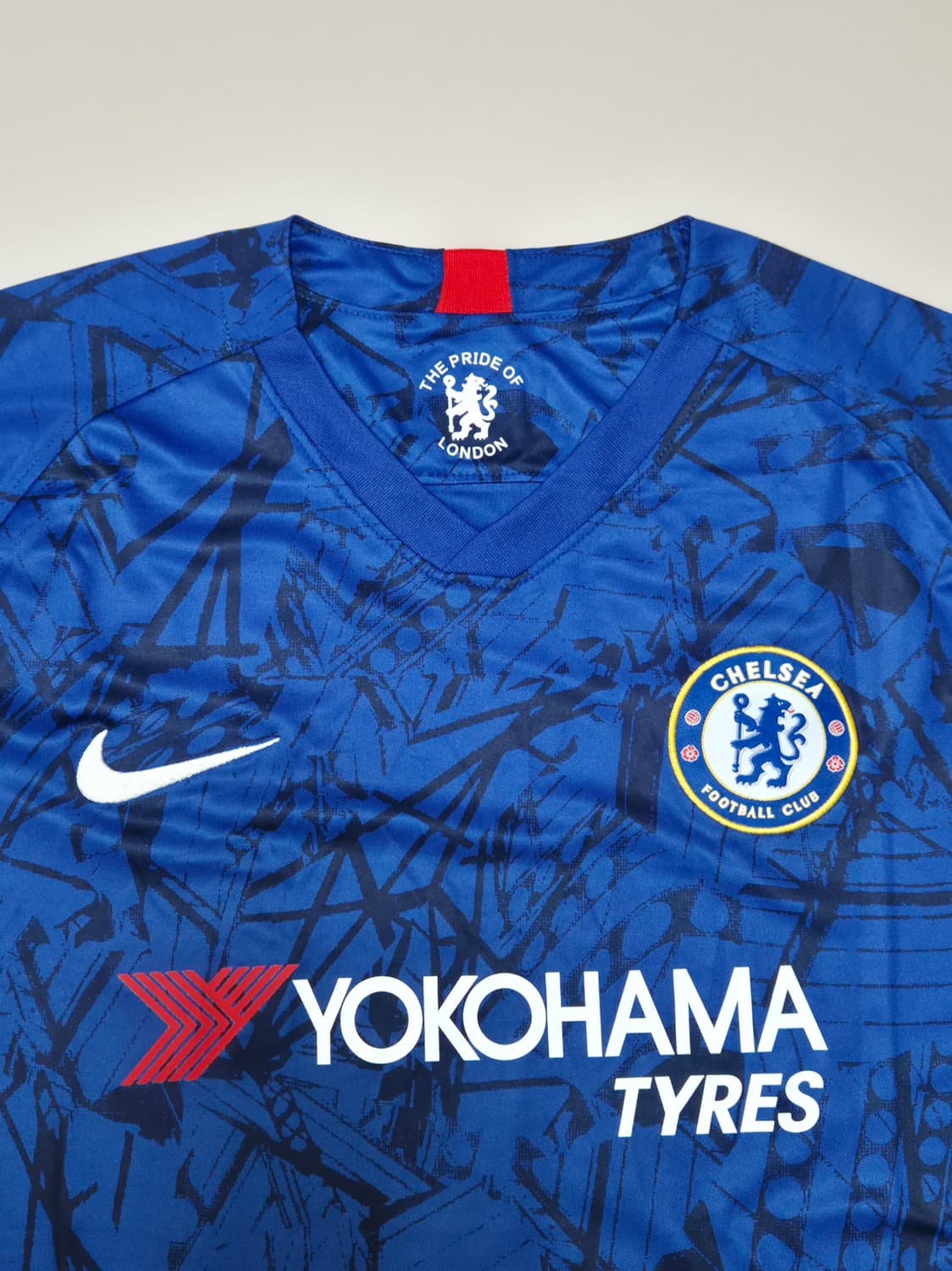 19-20시즌 첼시 홈 아자르 유니폼 M 레플리카 상품이미지3