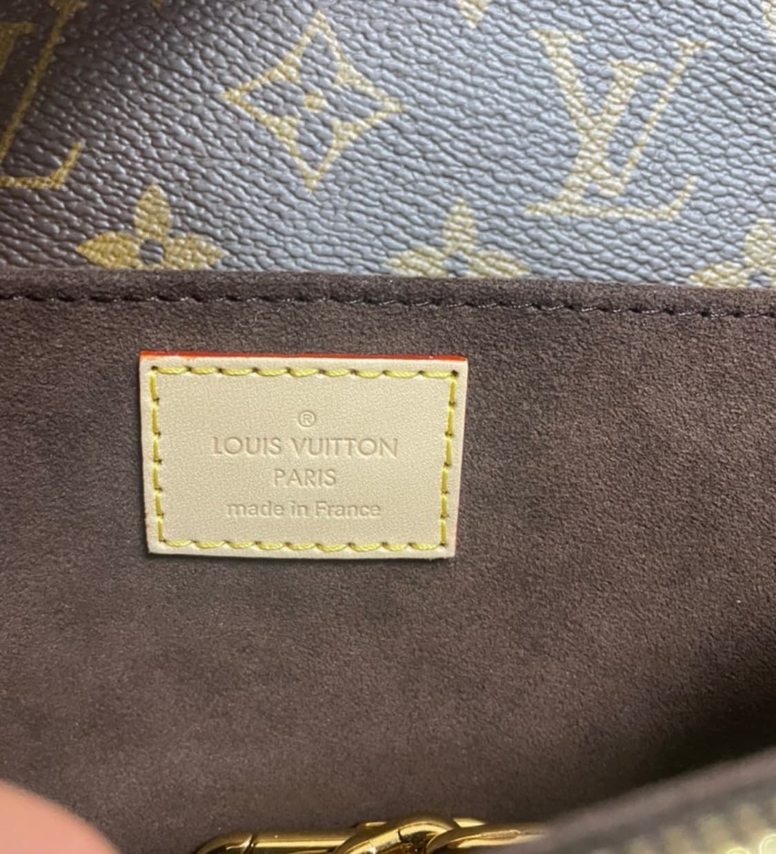루이비통 모노그램 체인백 브라운 상품이미지6