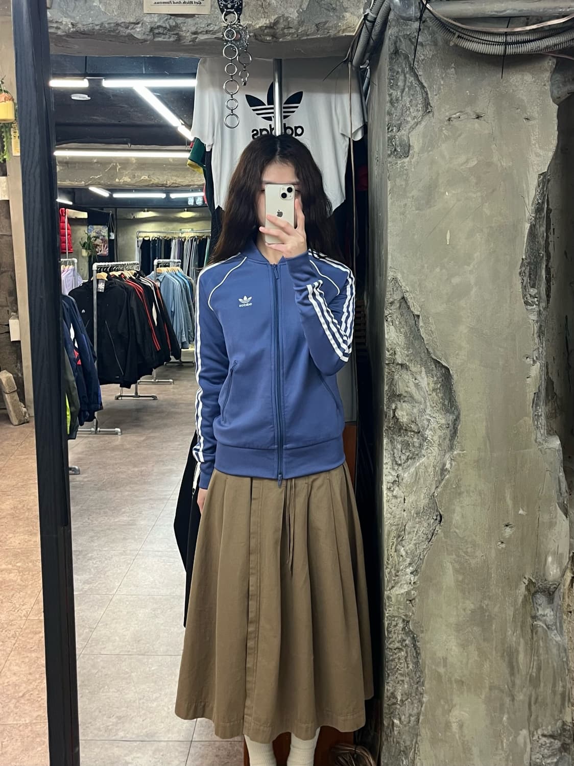 아디다스 아디컬러 투웨이 져지 XS 파스텔블루 #csz2475 상품이미지2