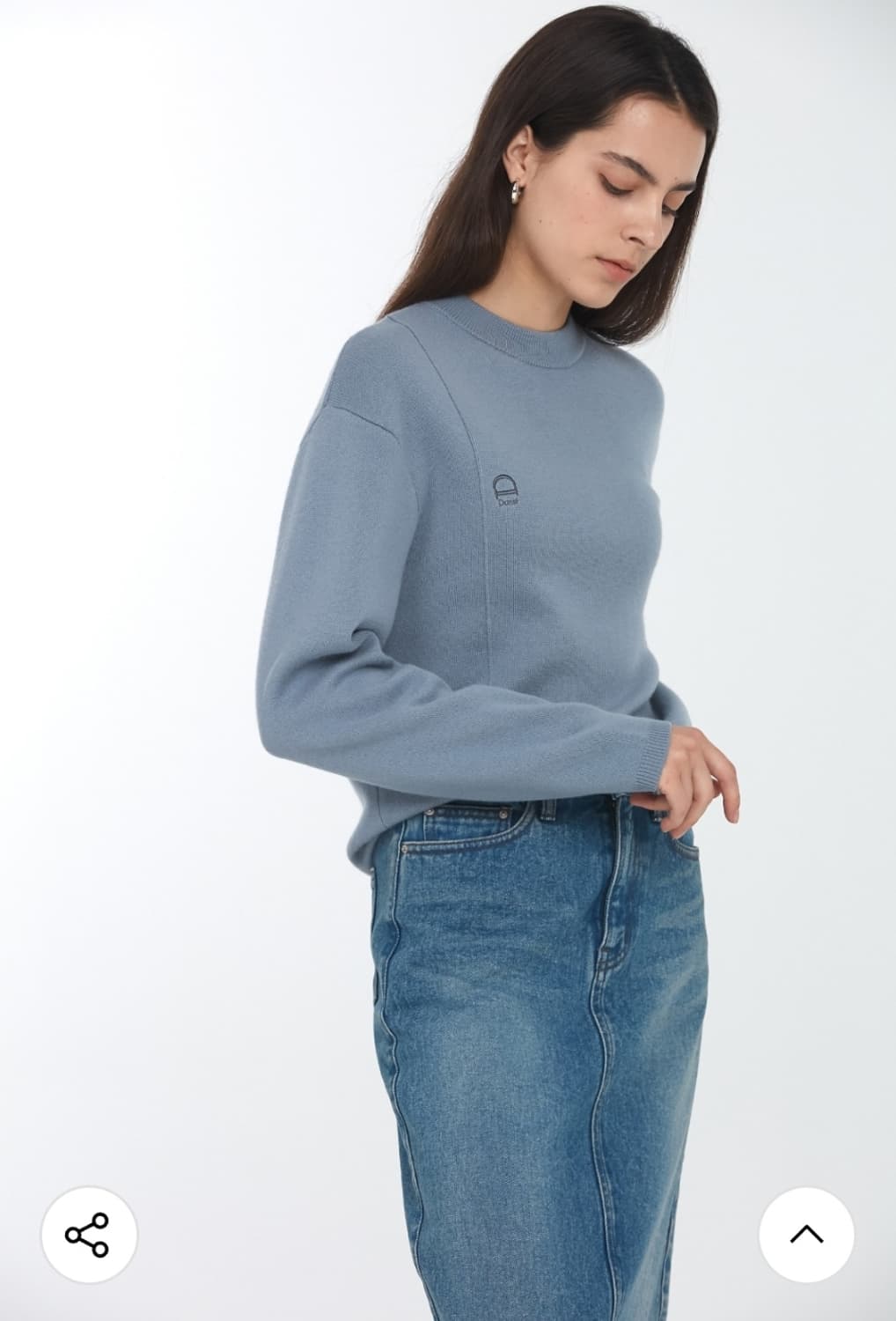 던스트 포맨 유니섹스 에센셜 로고 니트 상품이미지2