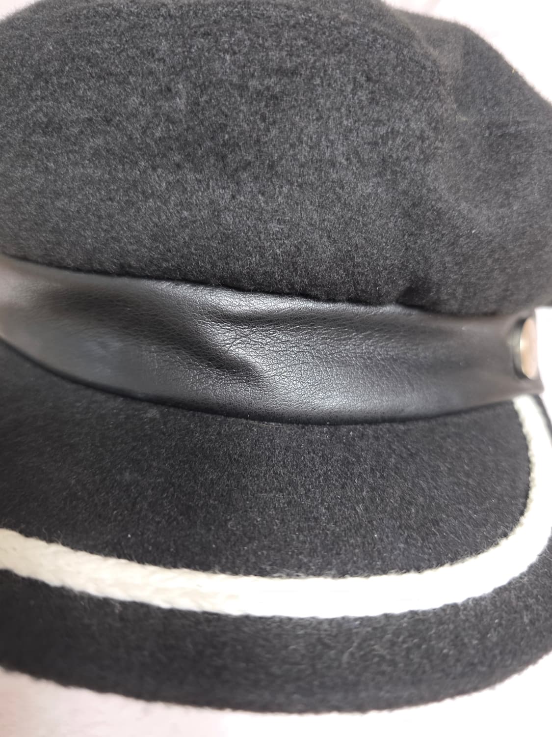 OiOI블랙 울  뉴스보이 캡 스몰 상품이미지2