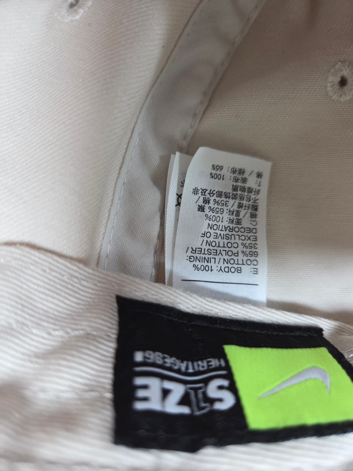 나이키 헤리티지86 볼캡 화이트 상품이미지5