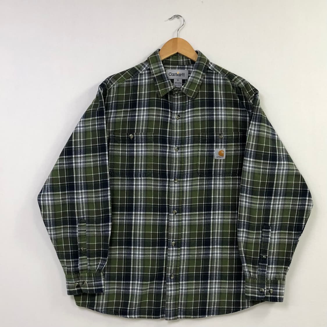 XL 칼하트 체크 워크 셔츠 상품이미지2