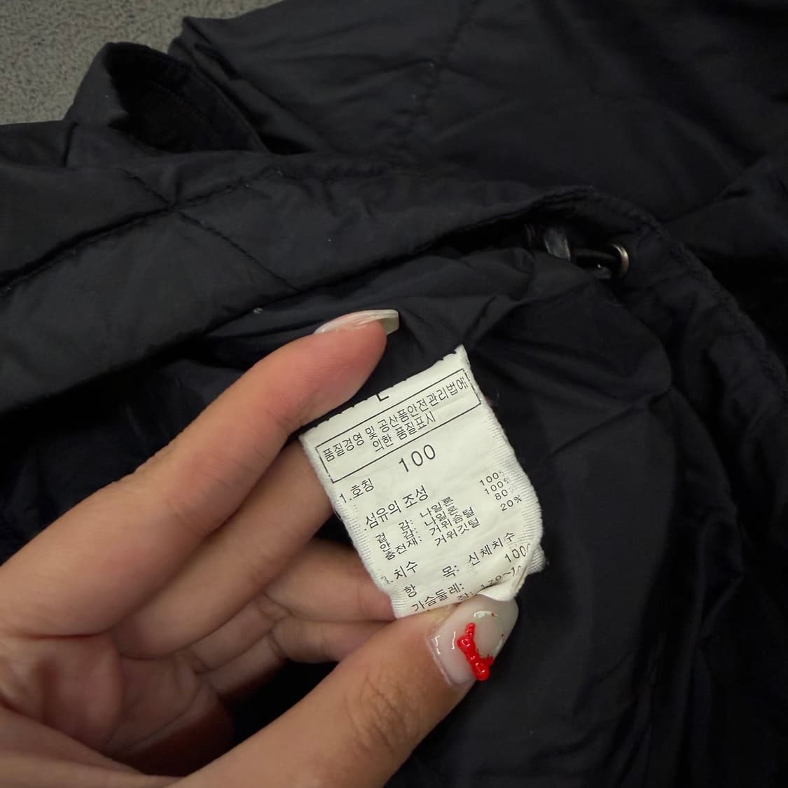 [정품/L] 노스페이스 600 구스다운 경량 패딩 상품이미지7