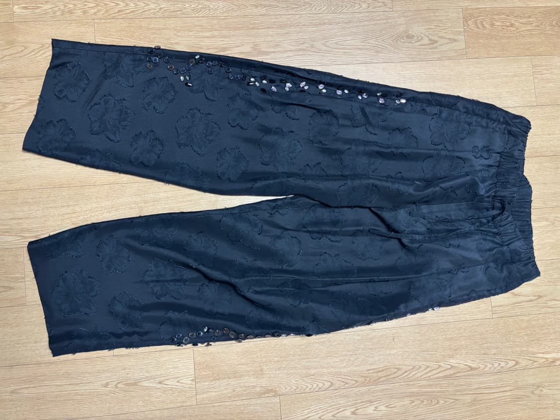 (S)유스 플라워 자카드 팬츠 상품이미지4