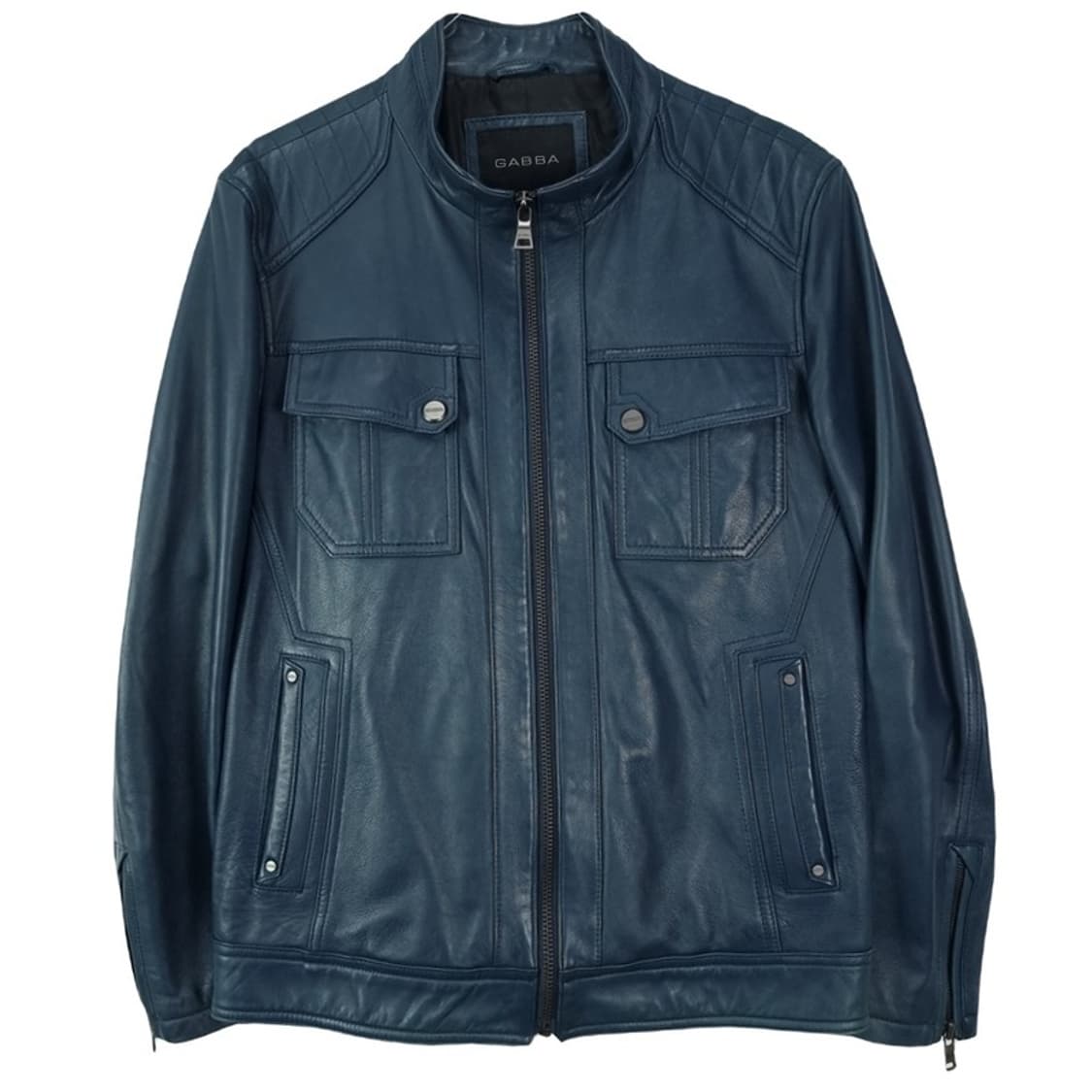 [GABBA 가바] 리얼 램스킨 양가죽 싱글 라이더 자켓 M18669 상품이미지2