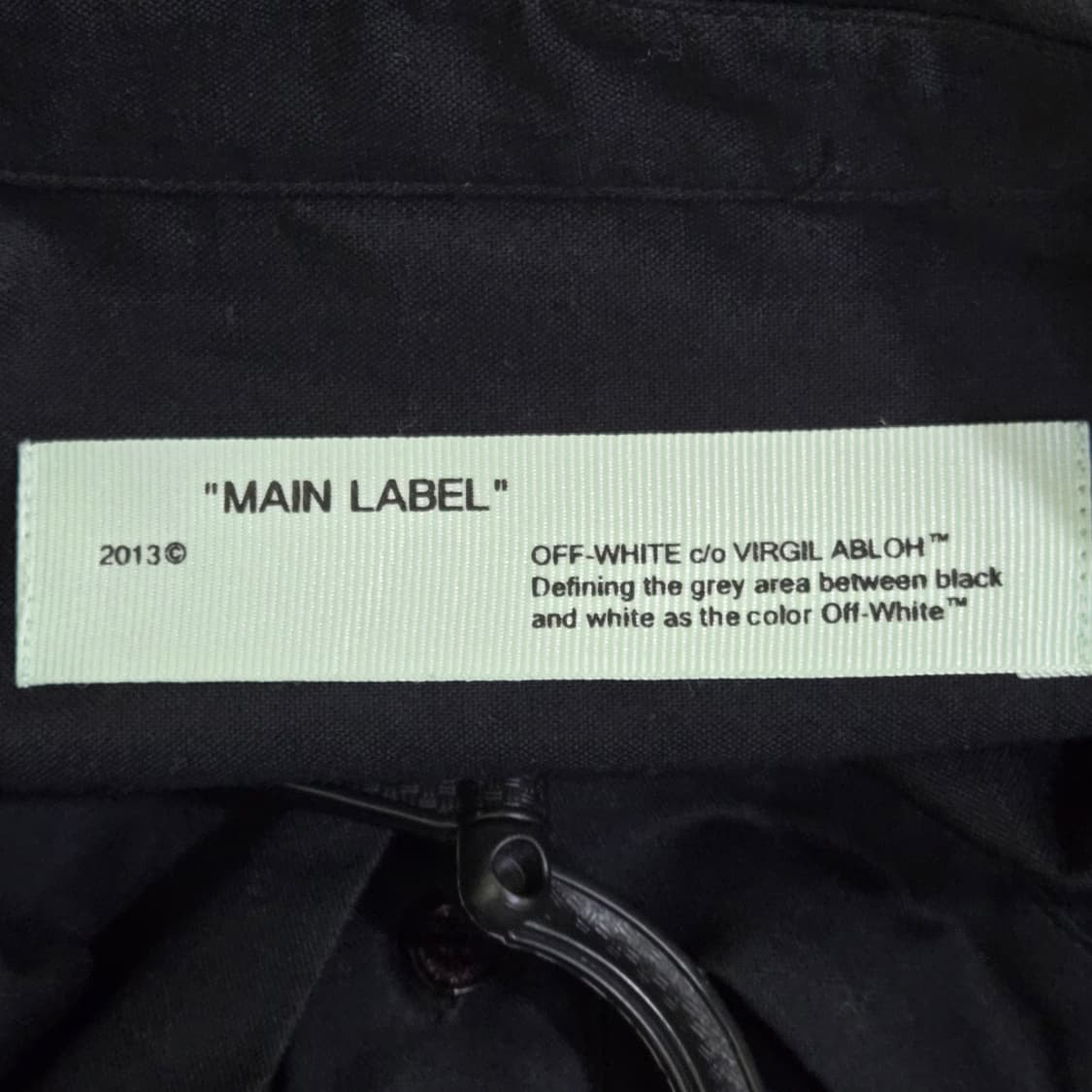 오프화이트 OFF-WHITE 파이어테이프 셔츠 L 상품이미지5