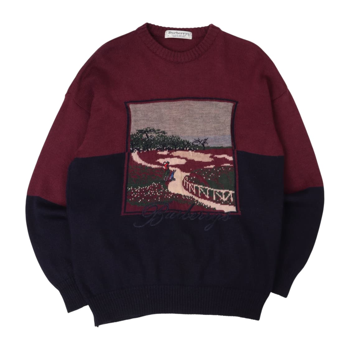 버버리 잉글랜드 드로잉 퓨어 울 니트 상품이미지1