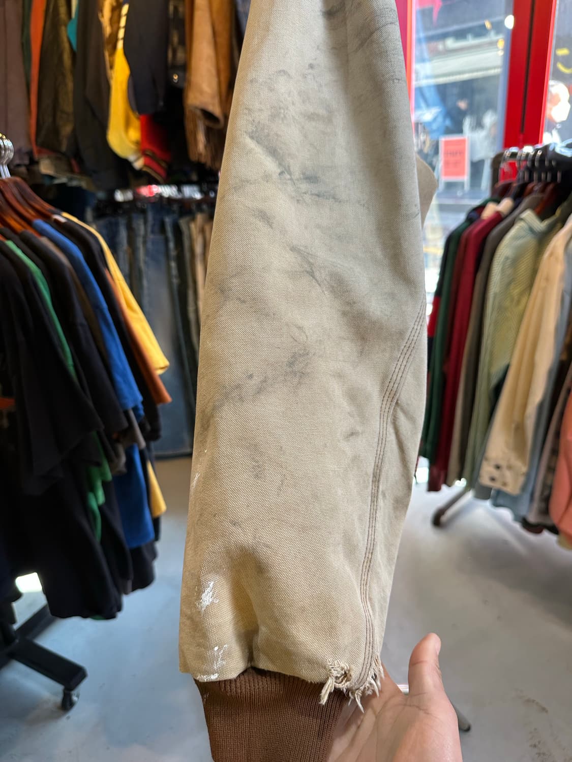 칼하트 디트로이트 페인팅 덕 액티브 워크자켓 made in usa 상품이미지7