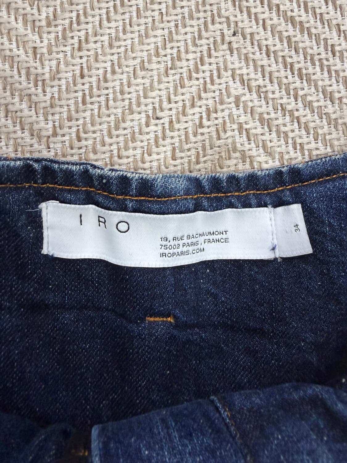 정품) IRO 이로 한섬 데님펜츠 34(23인치) 상품이미지6