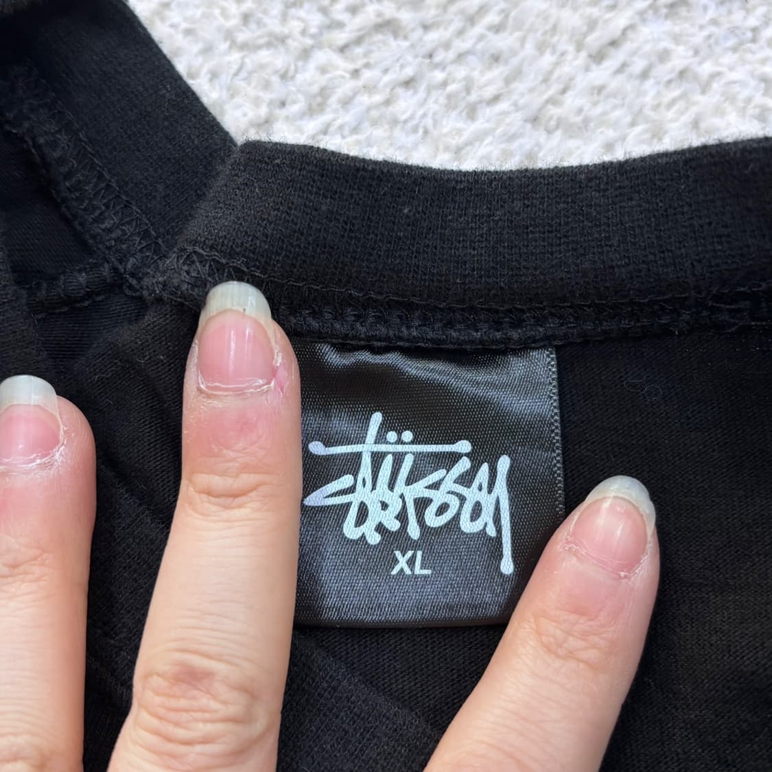 XL 빈티지 베이직 로고 반팔 티셔츠 0402E 상품이미지3