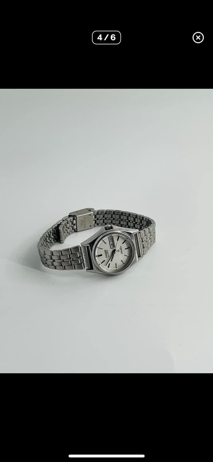 세이코 쿼츠 여성 메탈 손목시계 상품이미지4