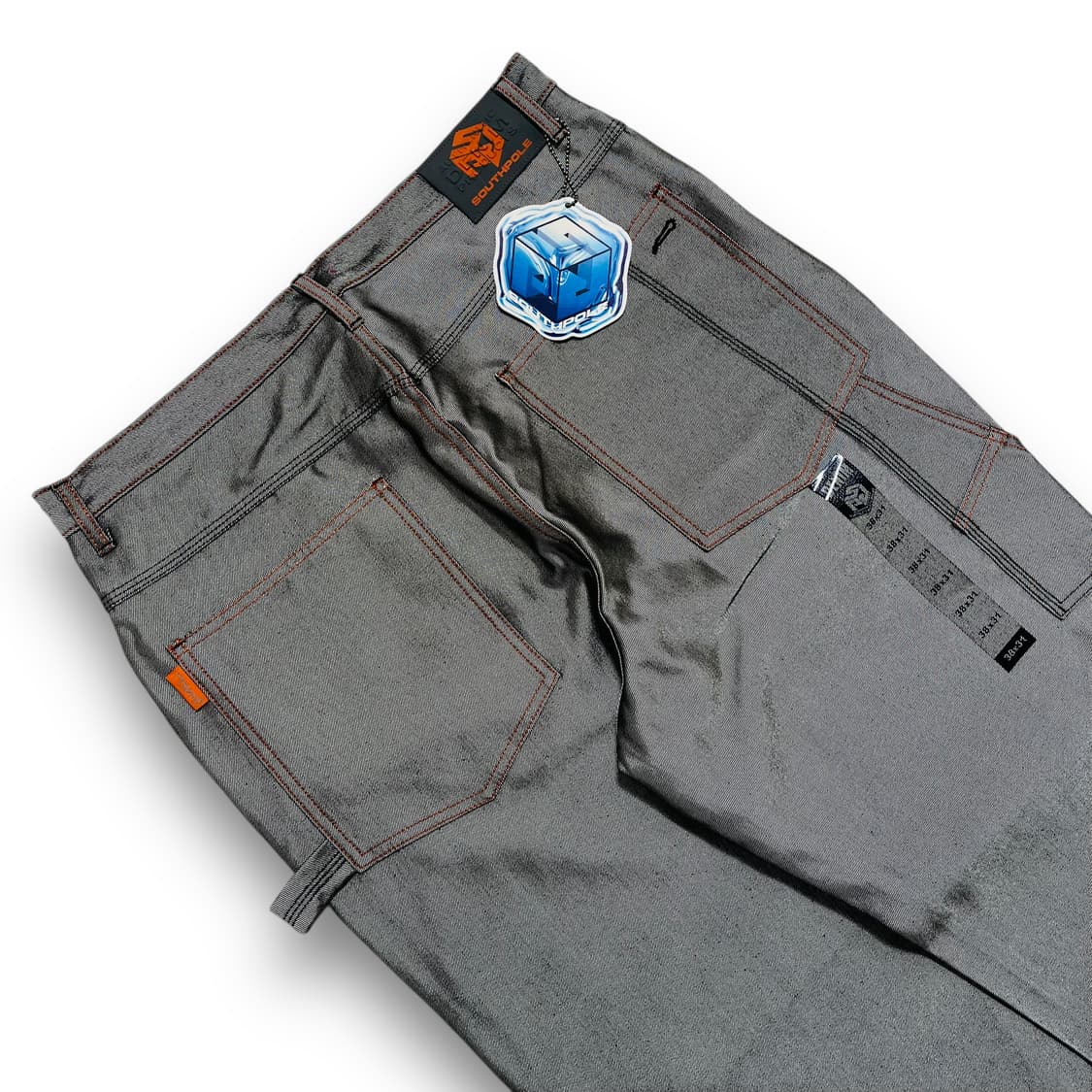 사우스폴 90s 올드스쿨 리플렉티브 실버 카펜터 팬츠 상품이미지2