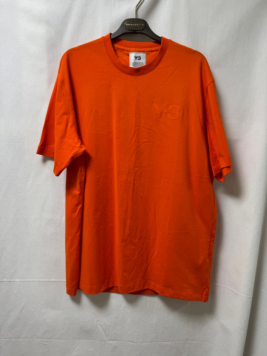 Y3 오렌지색 반팔 티셔츠 M 상품이미지1