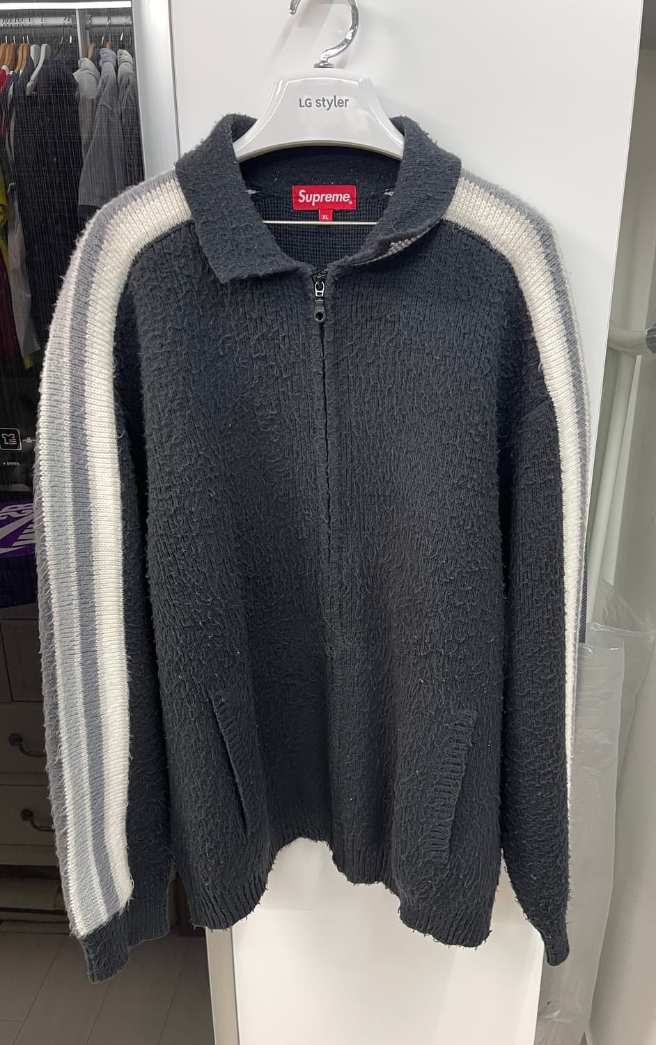 슈프림 집업 스웨터 xl 상품이미지1