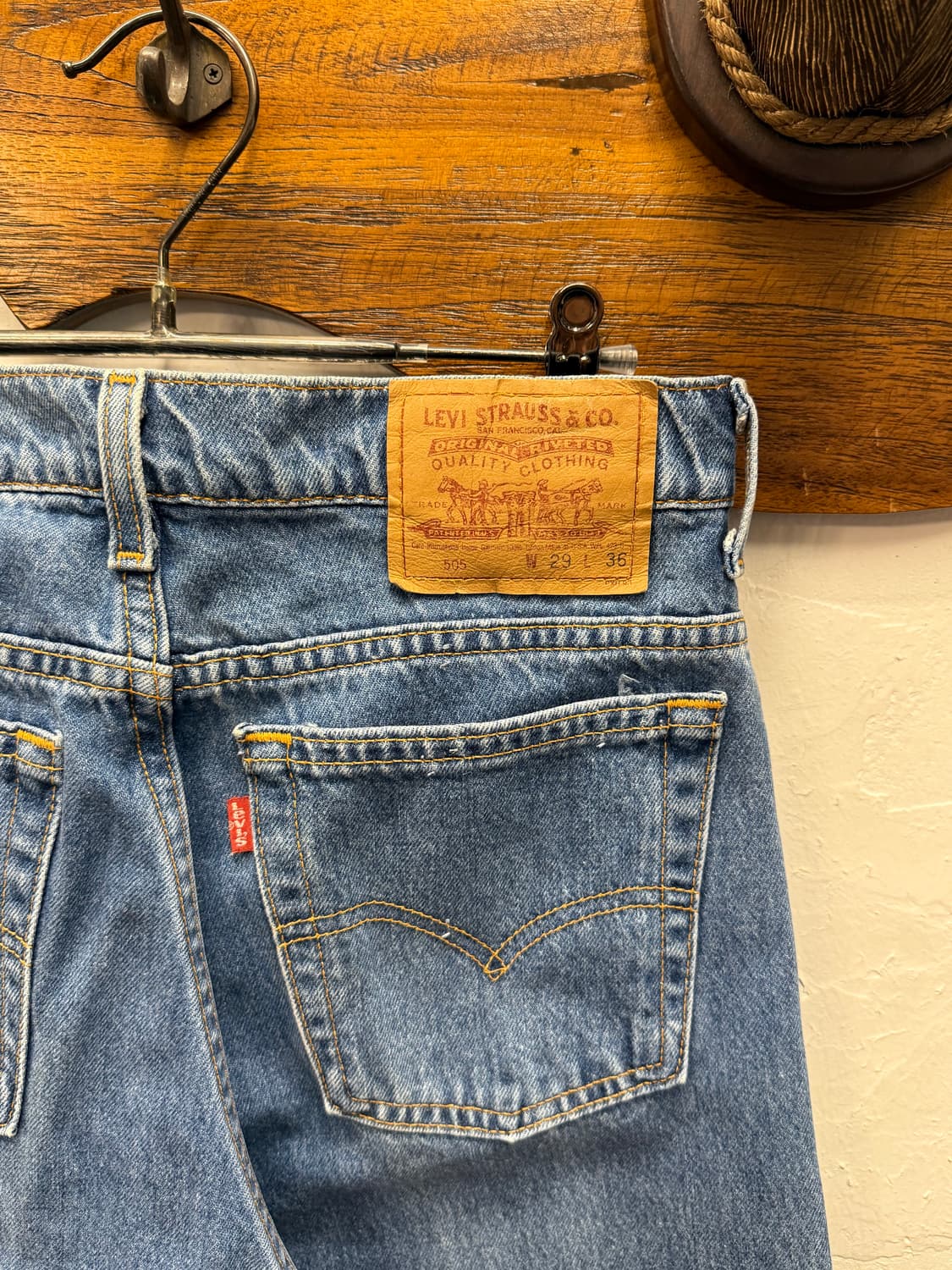 90s USA Levi’s 505 Straight Denim Pants 상품이미지3
