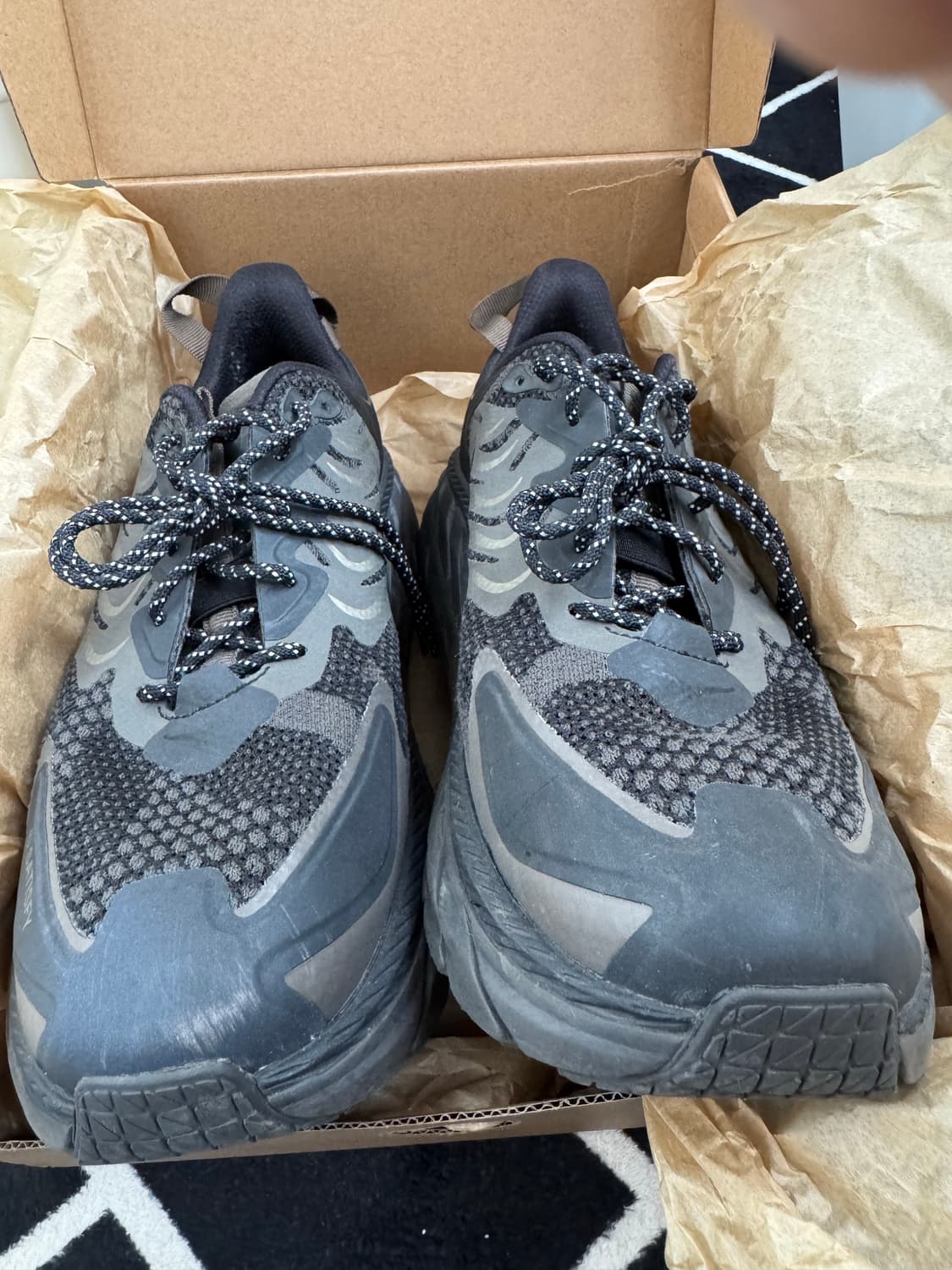 Hoka x Satisfy Clifton LS Forged Iron Bl 상품이미지5