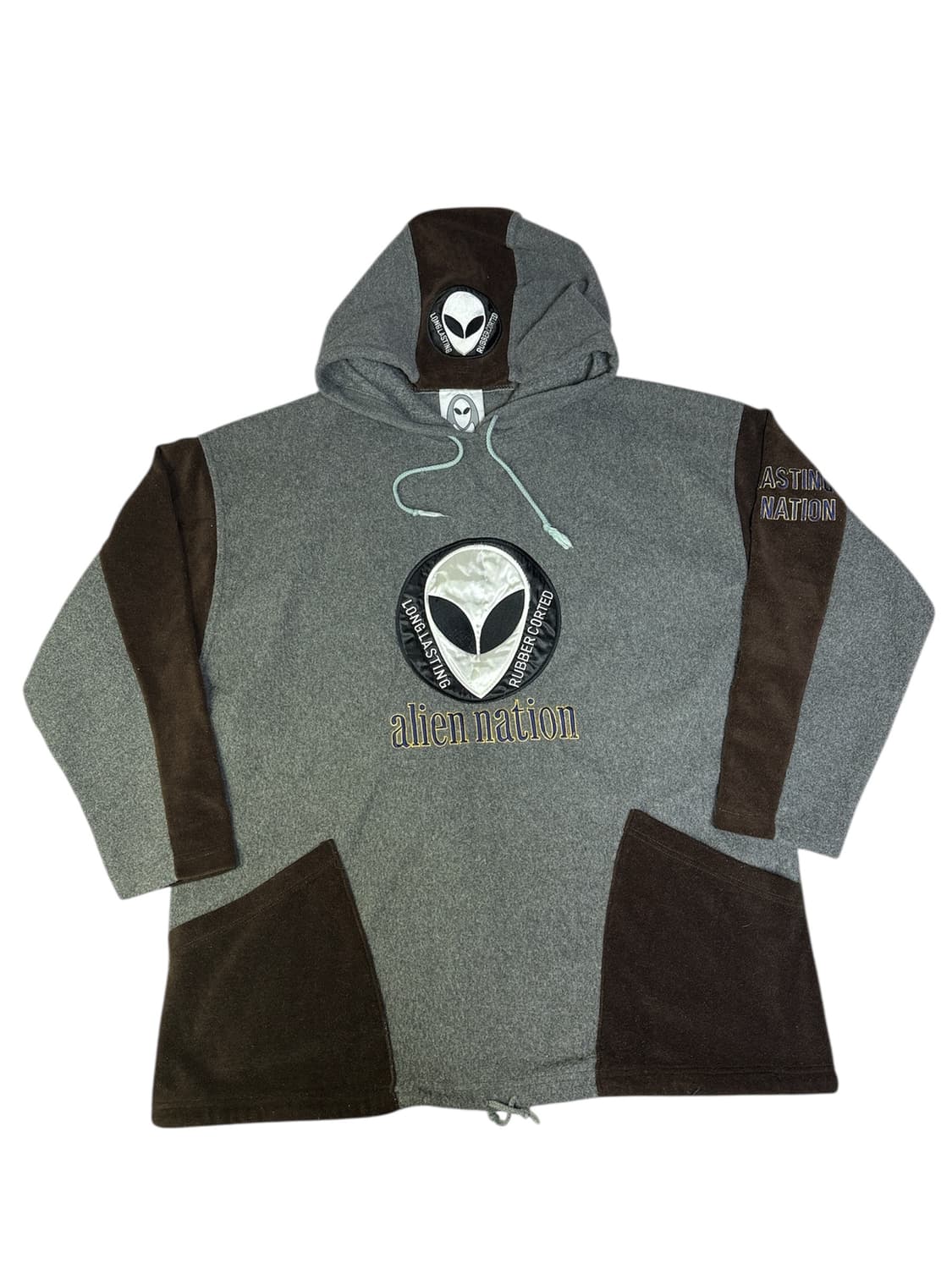 빈티지 90s ALIEN NATION 에일리언 네이션 플리스 후드 OS 상품이미지1