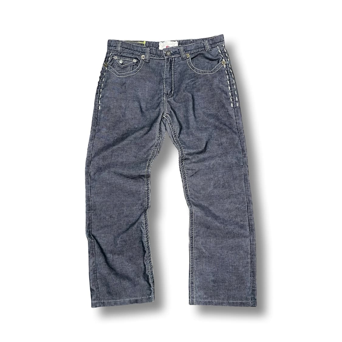 [37] JP빈티지 Kanji 칸지 스트라이프 코듀 데님팬츠 상품이미지5