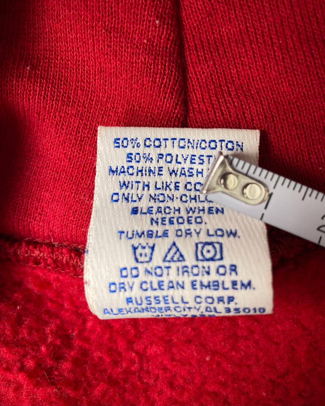 90s Russell Hoodie (red) 상품이미지4