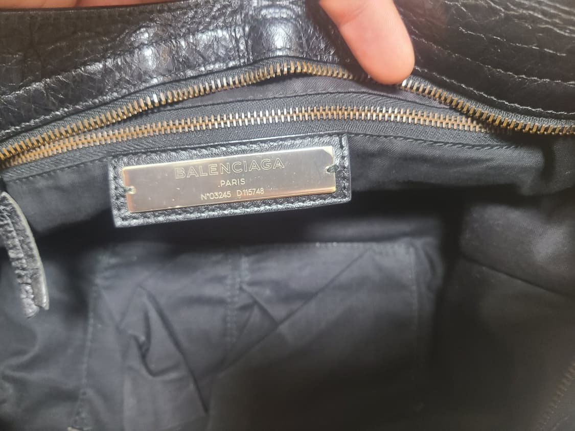 발렌시아가 모터백 시티 블랙 미디엄  상품이미지7
