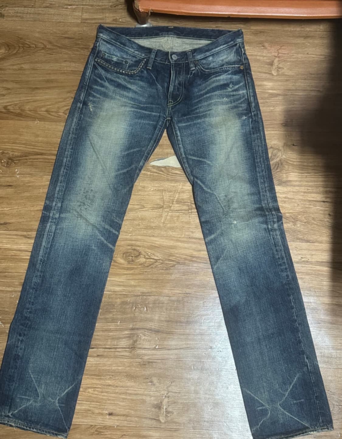 히스테릭 글래머 스터드 데님 팬츠 상품이미지1