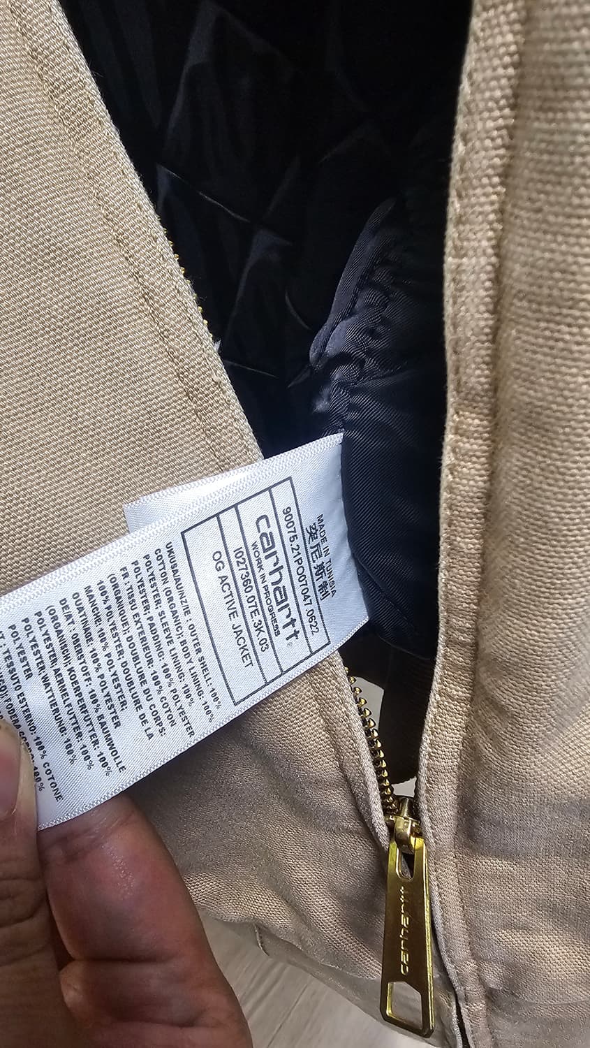 칼하트 wip og 액티브 자켓 더스티 해밀턴 xl 상품이미지7