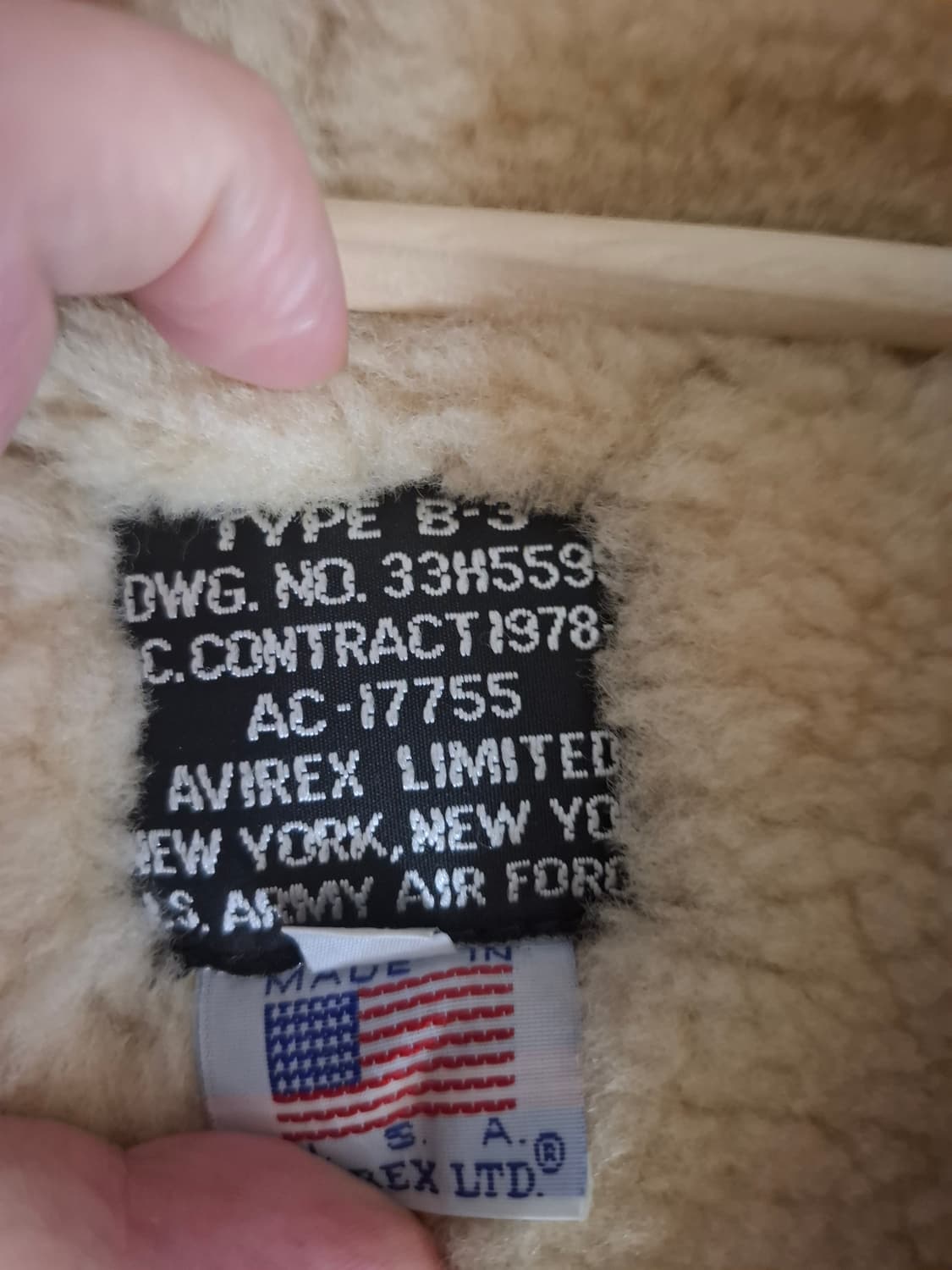 80s Avirex b-3 jacket 상품이미지3