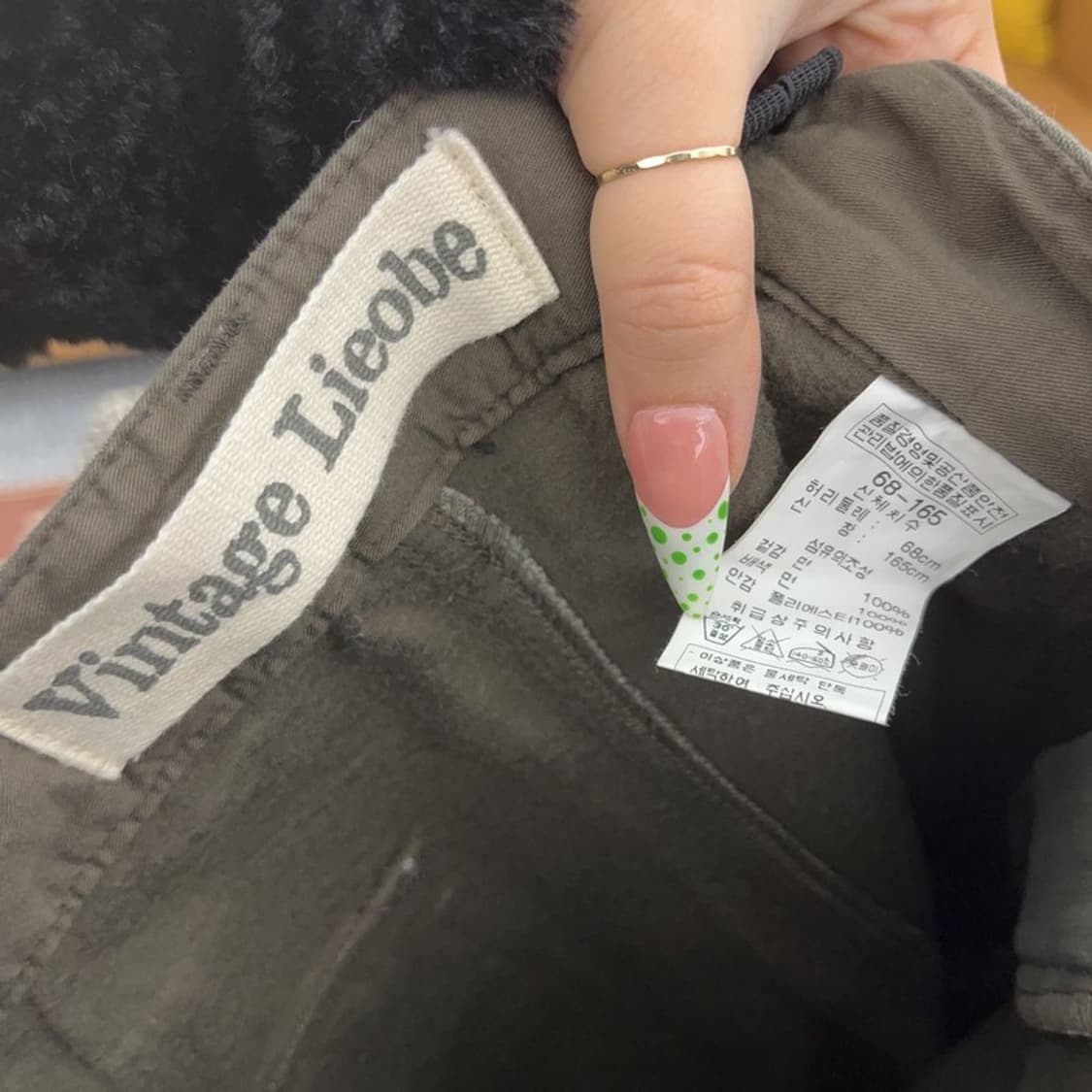 빈티지 올드스쿨 Y2K 밀리터리 카고팬츠 30인치 C09024 상품이미지5
