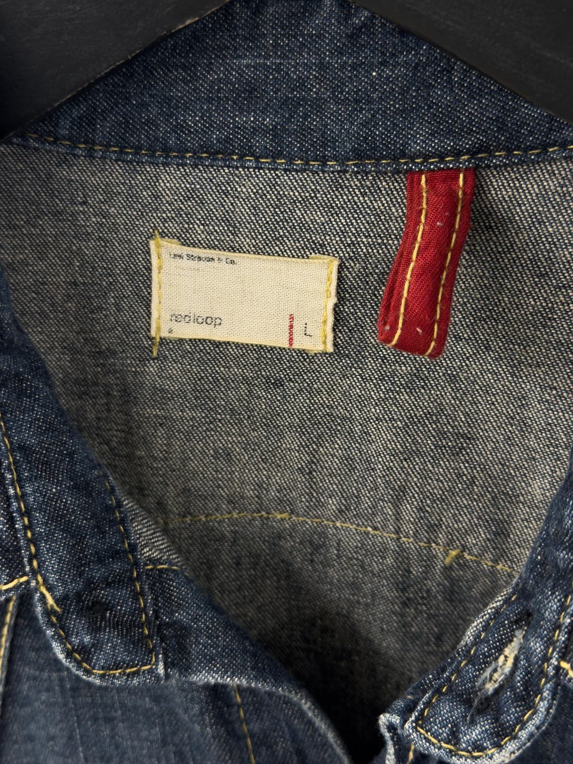 리바이스 redloop 웨스턴 데님 셔츠 상품이미지5