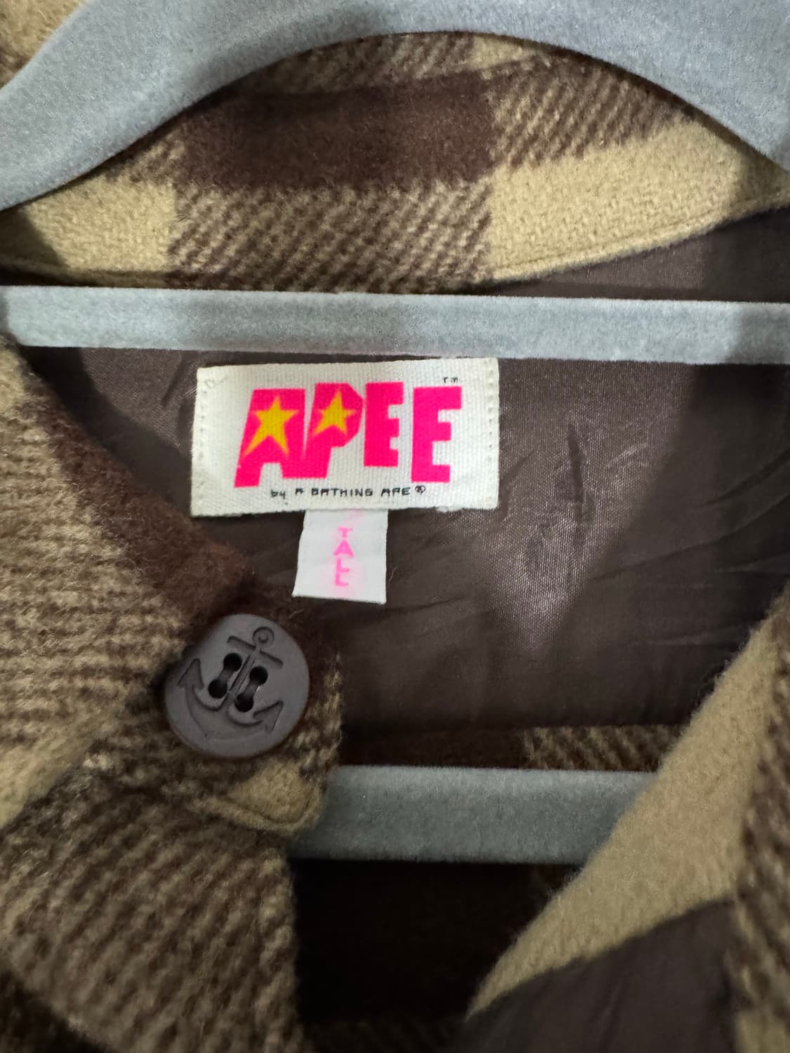 베이프 플란넬 울셔츠 일본판 상품이미지3