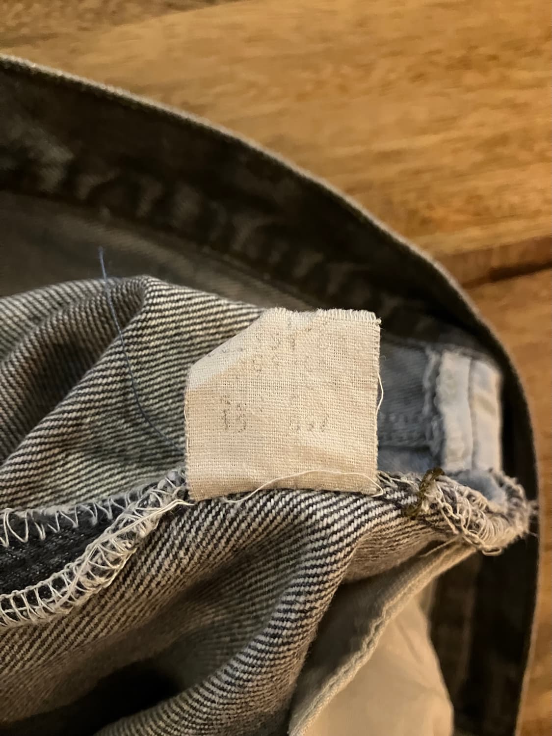 80s USA 빈티지 리바이스 501 블랙 데님 팬츠 상품이미지10