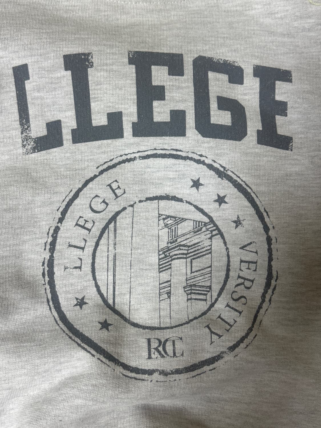 렉토 크롭 맨투맨 상품이미지7